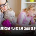 Como trabalhar com filhos em casa de forma eficiente